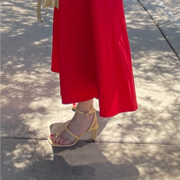 Senso leather heeled sandals, color: zest, size: 37 - Picture 6 of 10